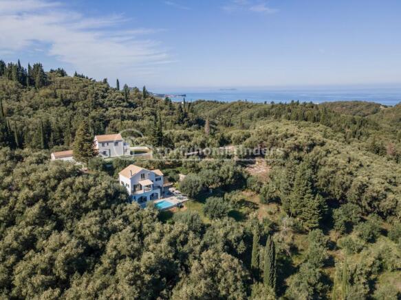 Far away aerial shot