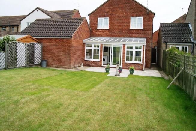 Rear of house