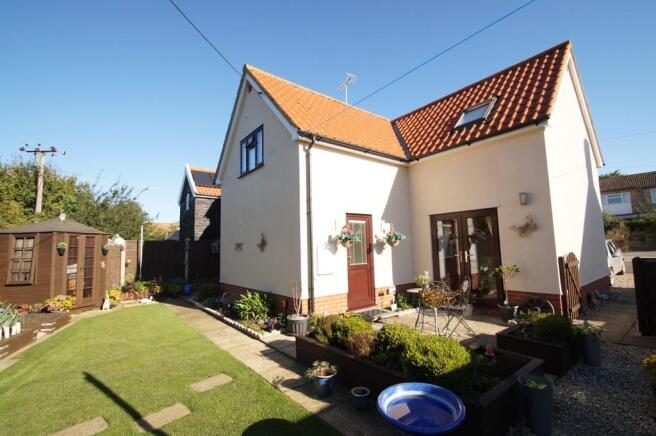 Rear of house