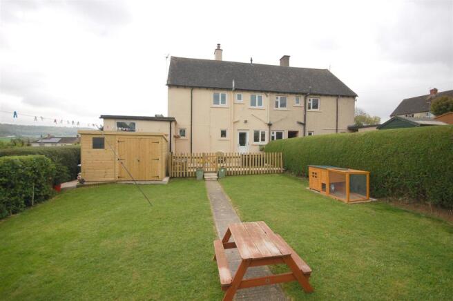 Rear of property