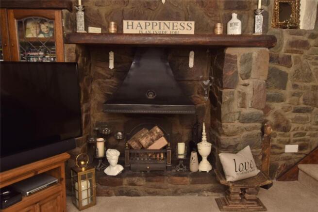 Open fireplace
