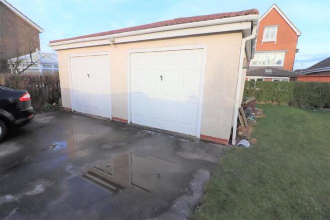 DOUBLE GARAGE AND DRIVE