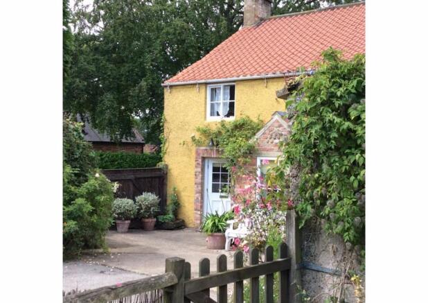 Summer view of rear elevation