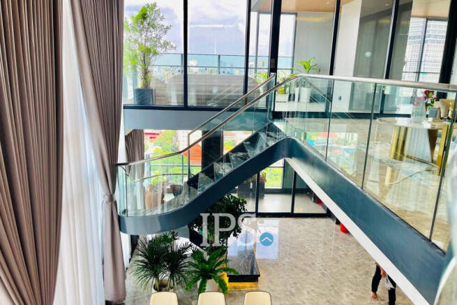 25th Floor Duplex 3 Bedroom Condo For Sale - The Penthouse Residence, Tonle Bassac, Phnom Penh