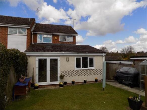 Rear of house