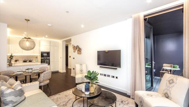 2 bed apartment to rent Charles Clowes Walk, Nine
