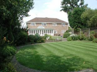 Rear of house