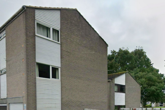 Outside view of property