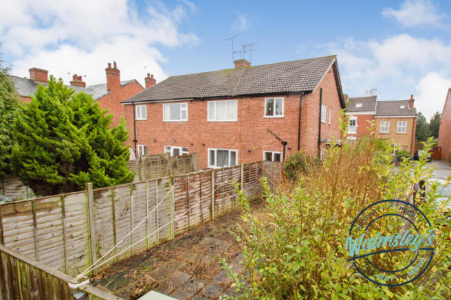 Rear of property