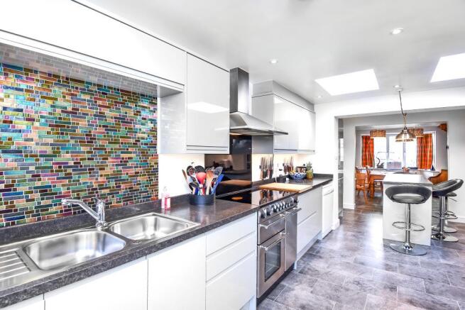 Kitchen with Skylights