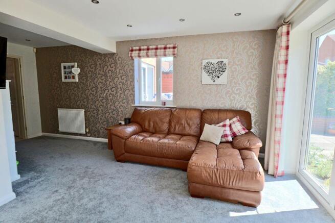 Open plan living area