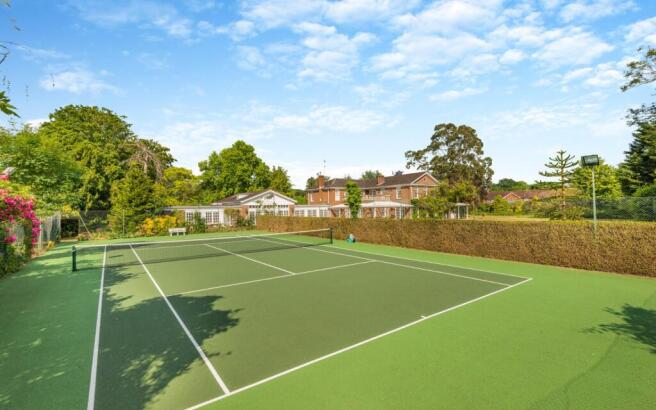 Floodlit Tennis Cour