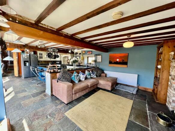Open Plan Kitchen and Sitting Room