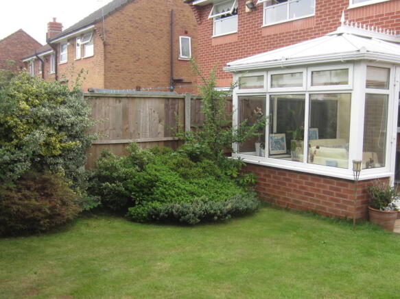 Rear garden