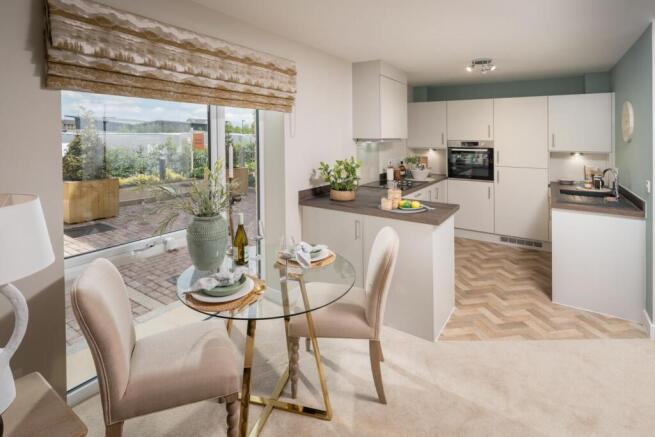 Show home dining area