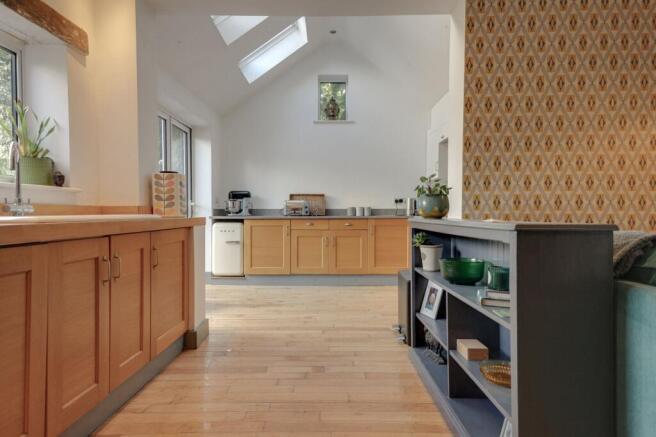 Open-plan kitchen