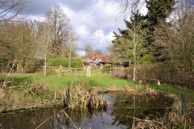 View back to property