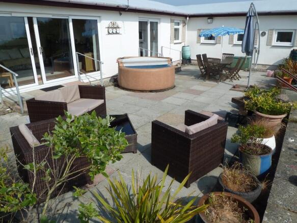 Large patio area