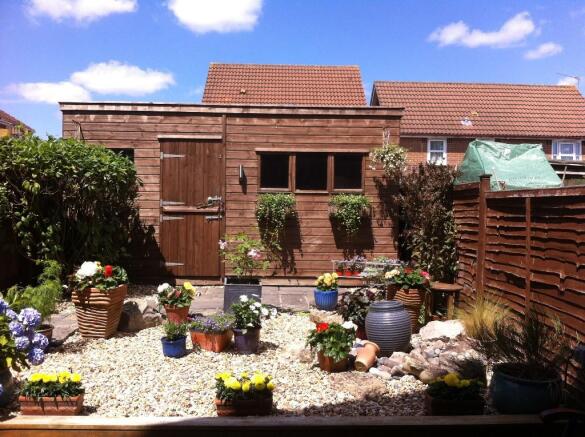 Garden in the summer