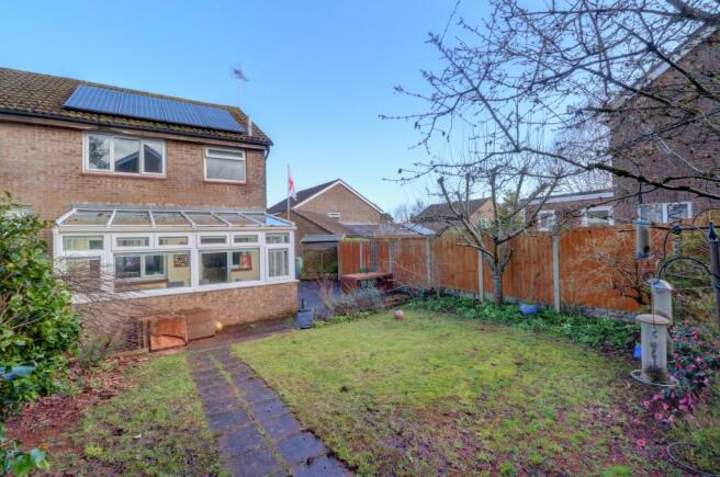 Rear of property