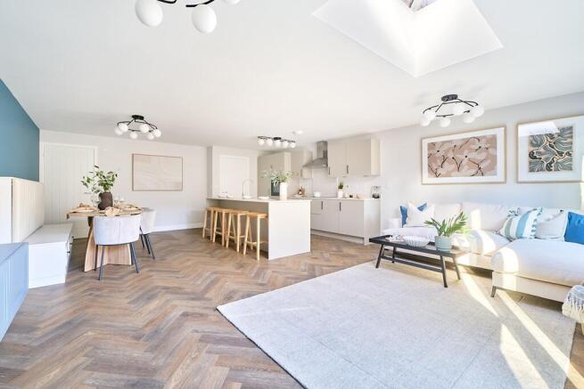 Open Plan living with a family area