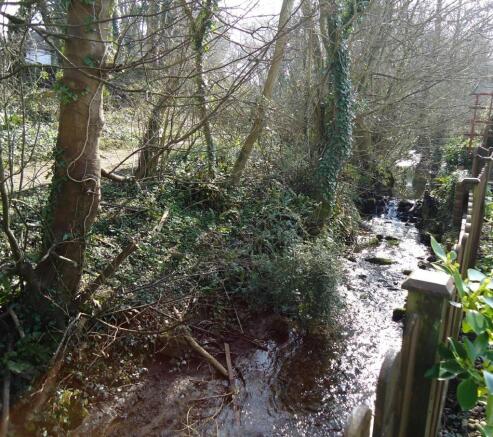 Overlooks woodland