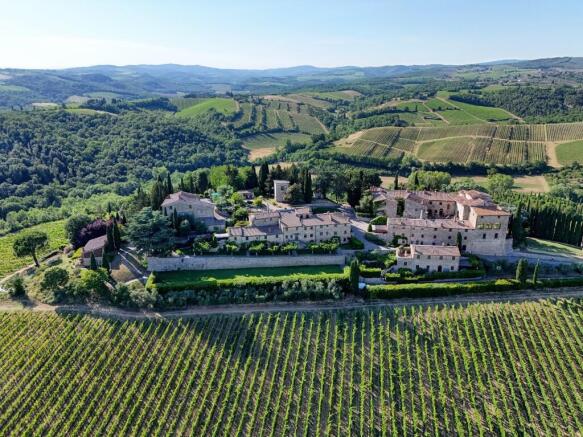 Hamlet aerial view