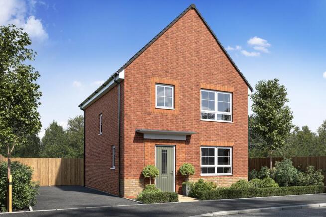CGI image of the Collaton 3 bedroom home