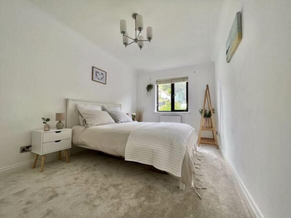 Master double bedroom, with king sized bed