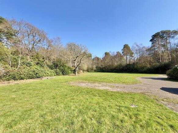 View from cottage to top of garden