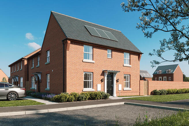 Computer generated image of the Hadley 3 bedroom home