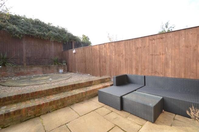 Paved Rear Garden