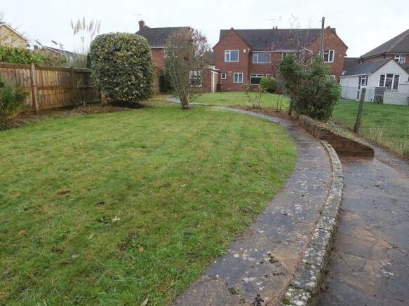 Rear of property