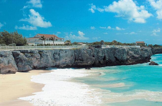 House from beach