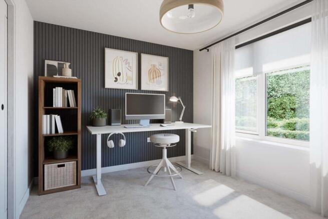 Home office or homework friendly area for growing families