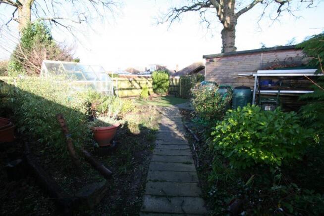 End of rear garden