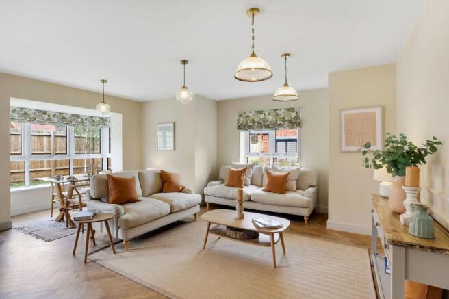 Open Plan Living/kitchen/diner