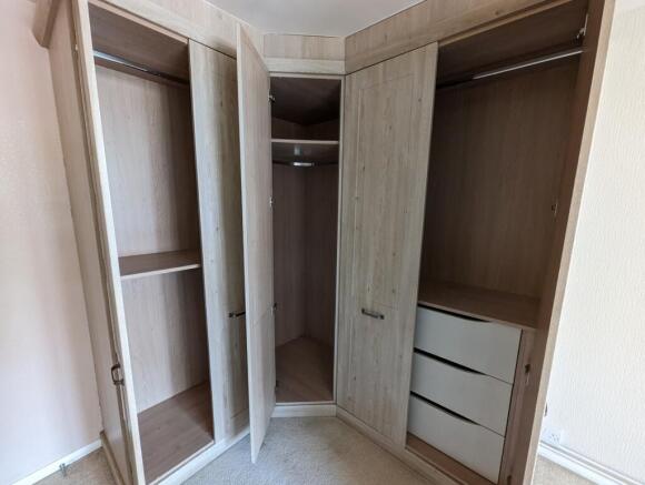 wardrobes in bedroom