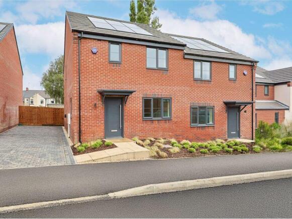 3-bed semi-detached on Plot 55, Hardwick, Oakham Grange, Chesterfield, £260,000
