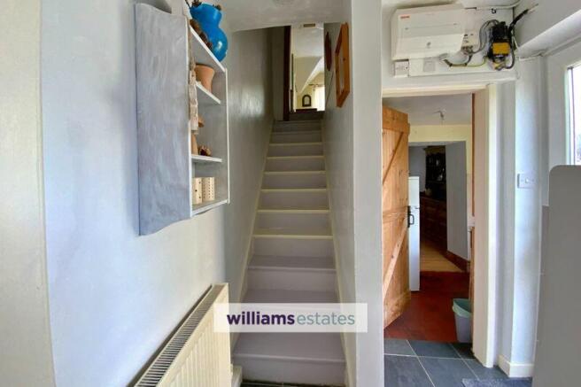 Rear Hallway & Stairs 