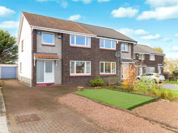 3-bed semi-detached on Kintyre Gardens, Kirkintilloch, Glasgow, East Dunbartonshire, G66, £210,000
