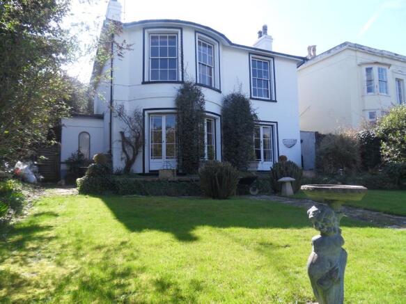 Rear of property