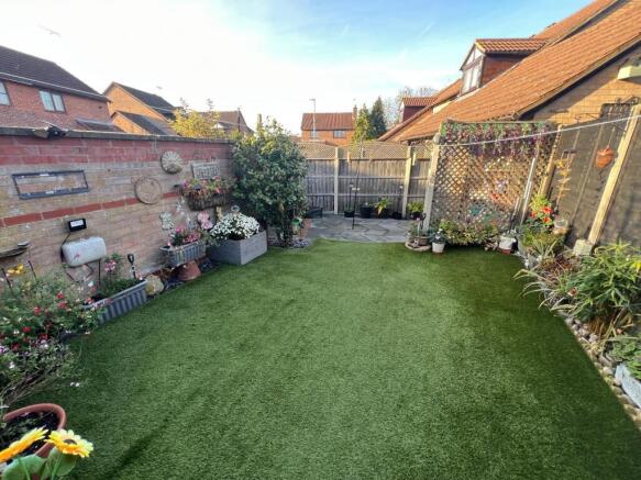 Rear Garden & Driveway