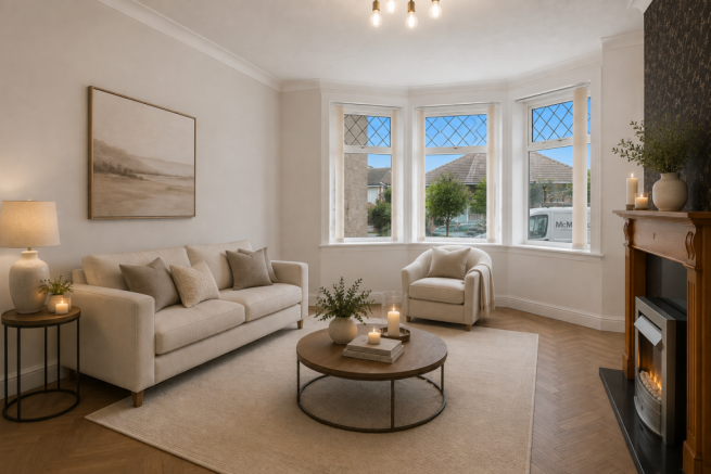 VS Living Room Virtually Staged