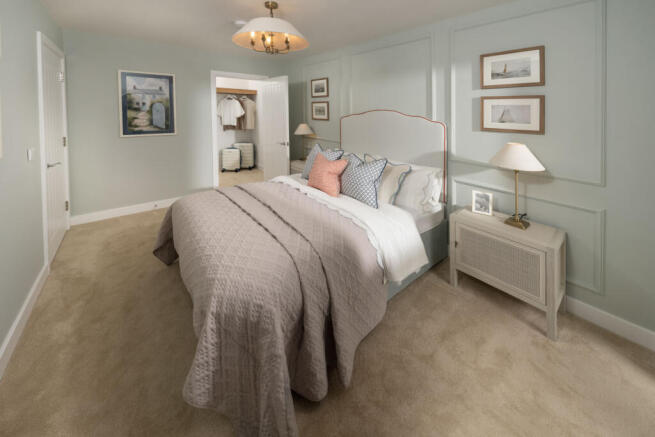 Show home bedroom