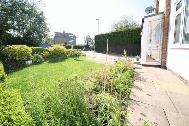 front garden and...
