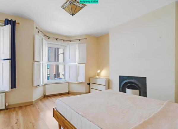 Light-filled master bedroom