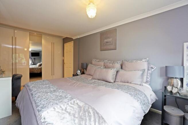 Master bedroom with 
