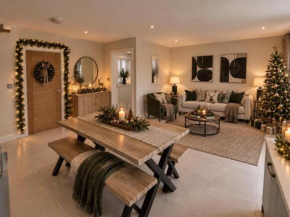 Dining/Kitchen CGI Xmas