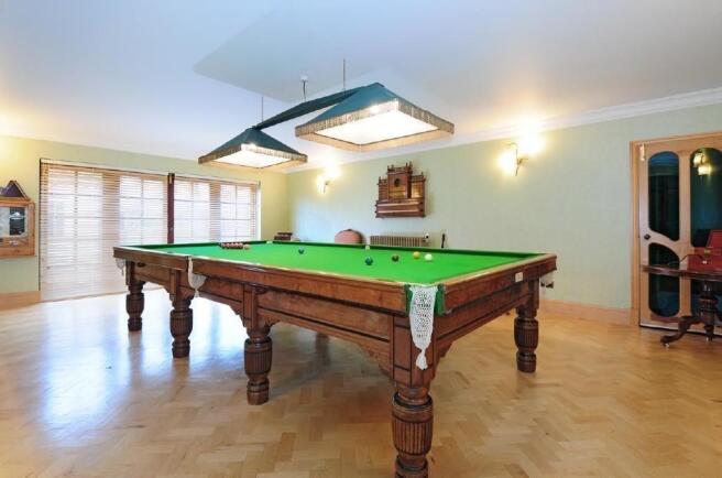 Snooker room